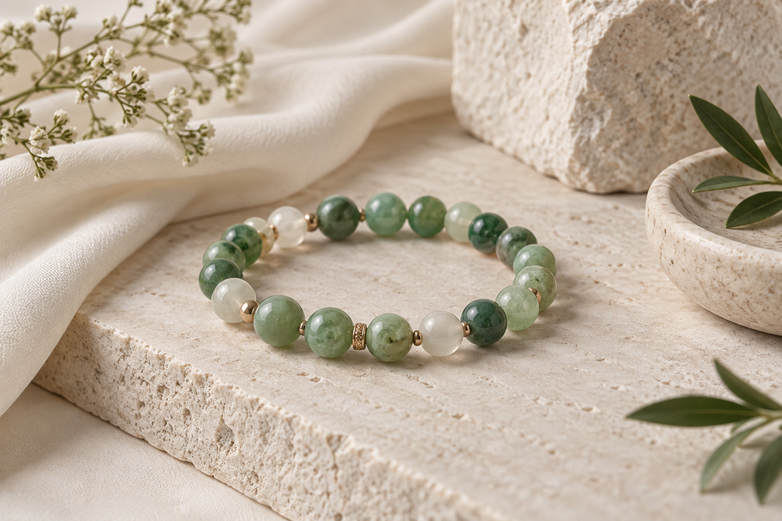 Green aventurine bracelet meaning and styling guide by SoftLumina