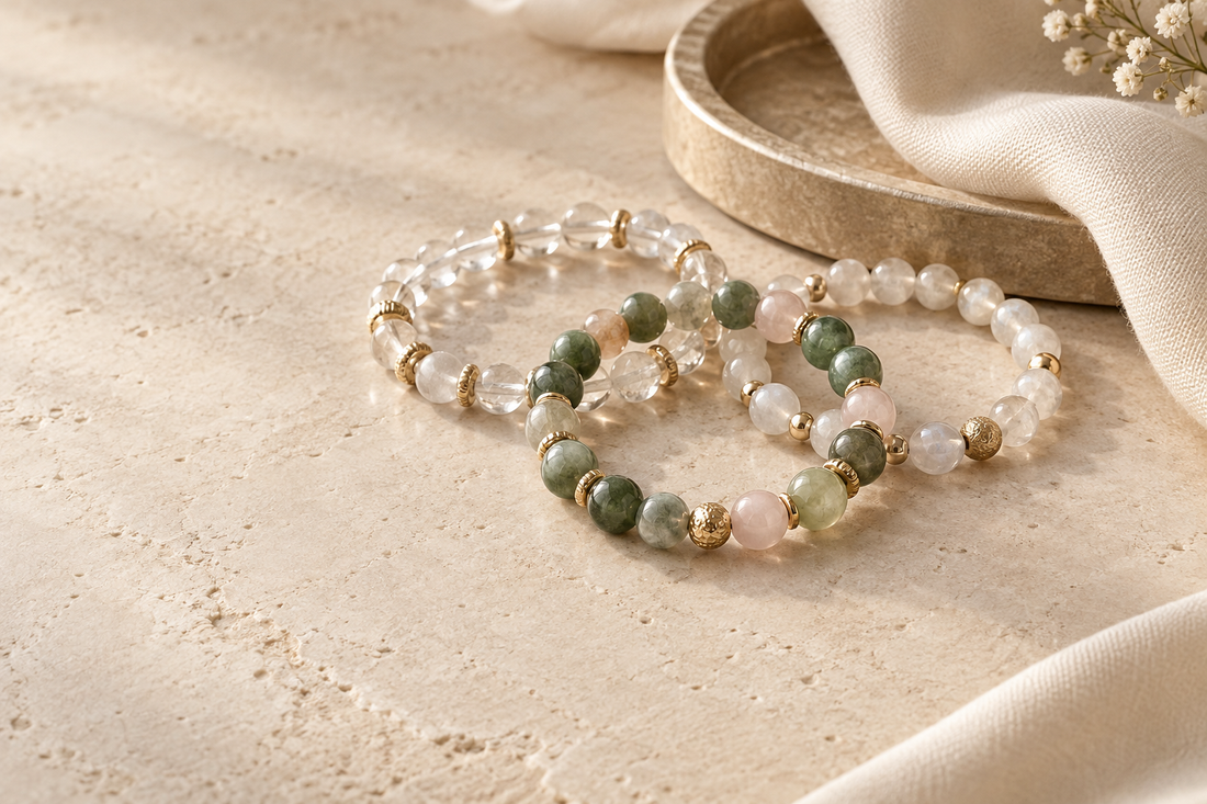 How to stack crystal bracelets styling guide by SoftLumina