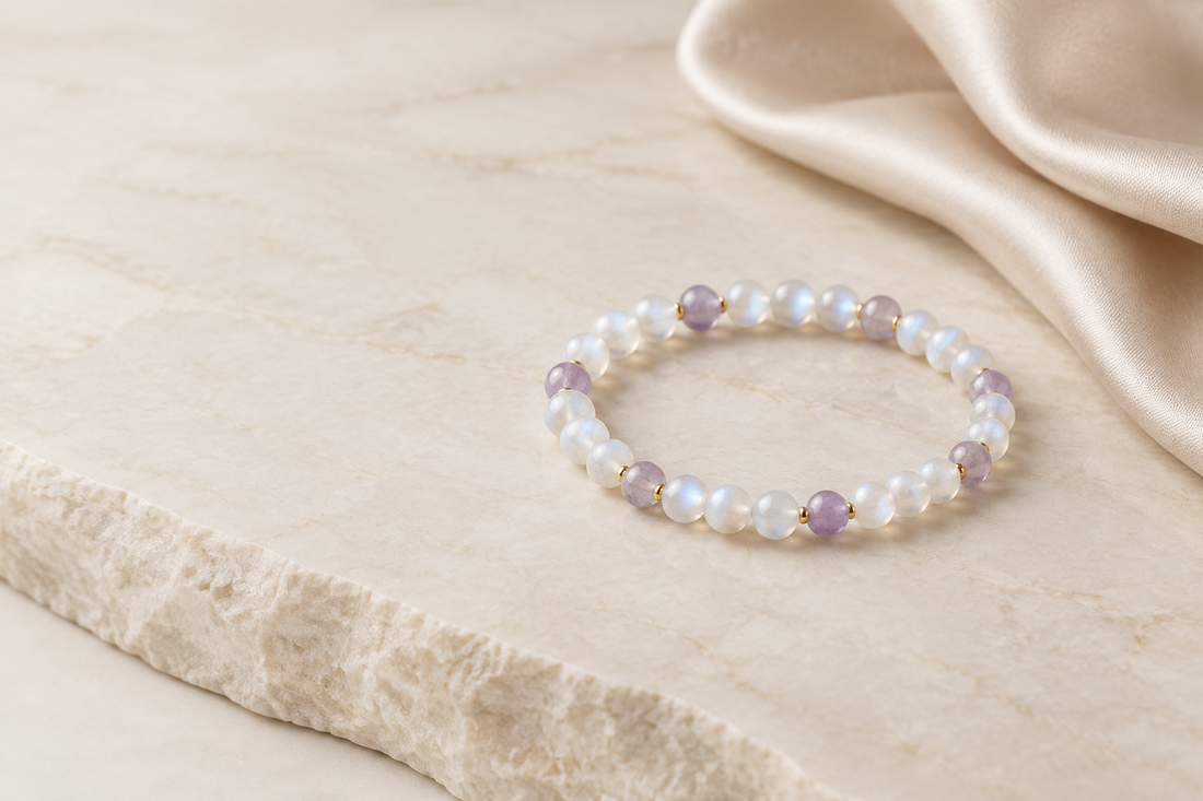 Moonstone bracelet meaning and styling guide by SoftLumina