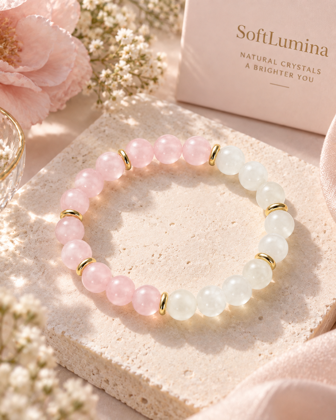 Bracelet Amora Blush Clair de Lune