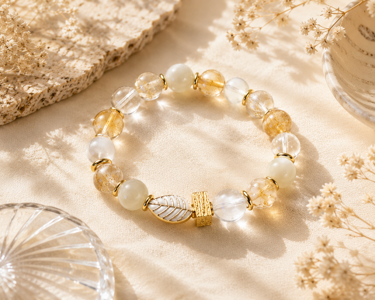 Pulsera Aurelia Hoja Dorada