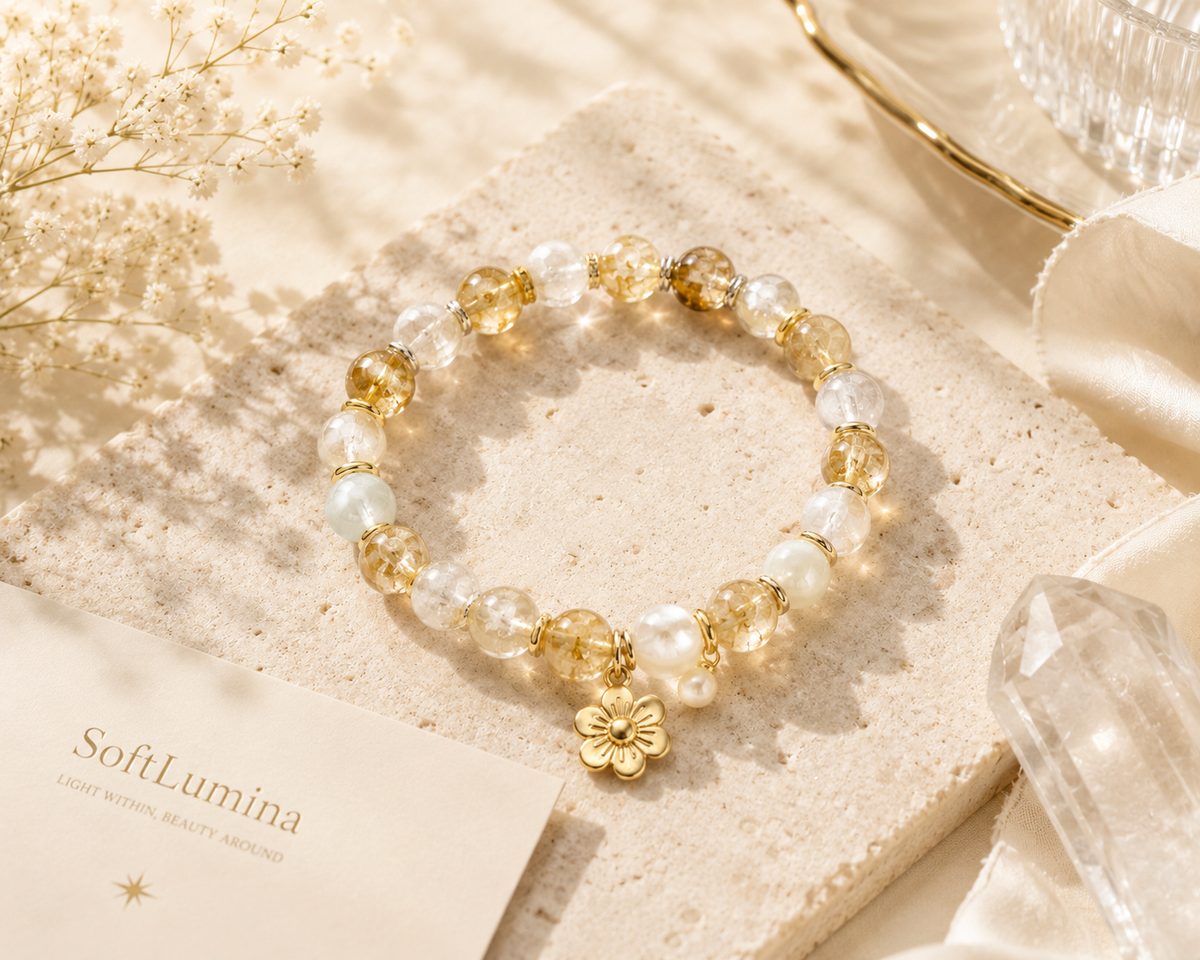 Pulsera Aurelia Golden Blossom