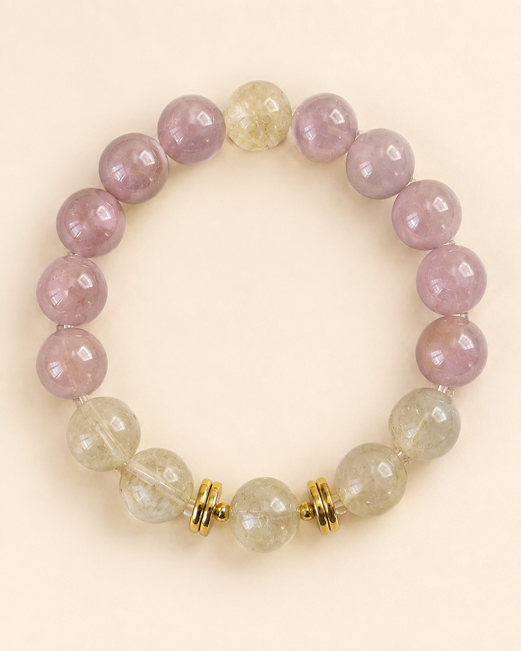 Pulsera Solara Resplandor Melocotón