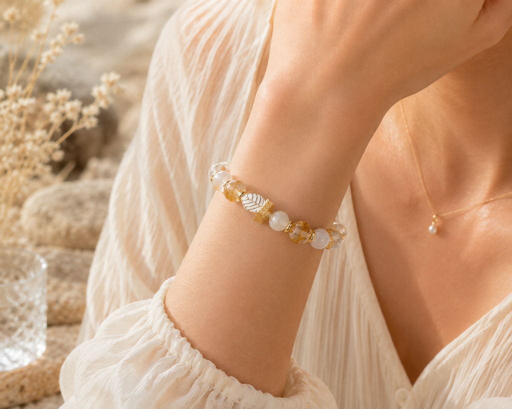 Pulsera Aurelia Hoja Dorada