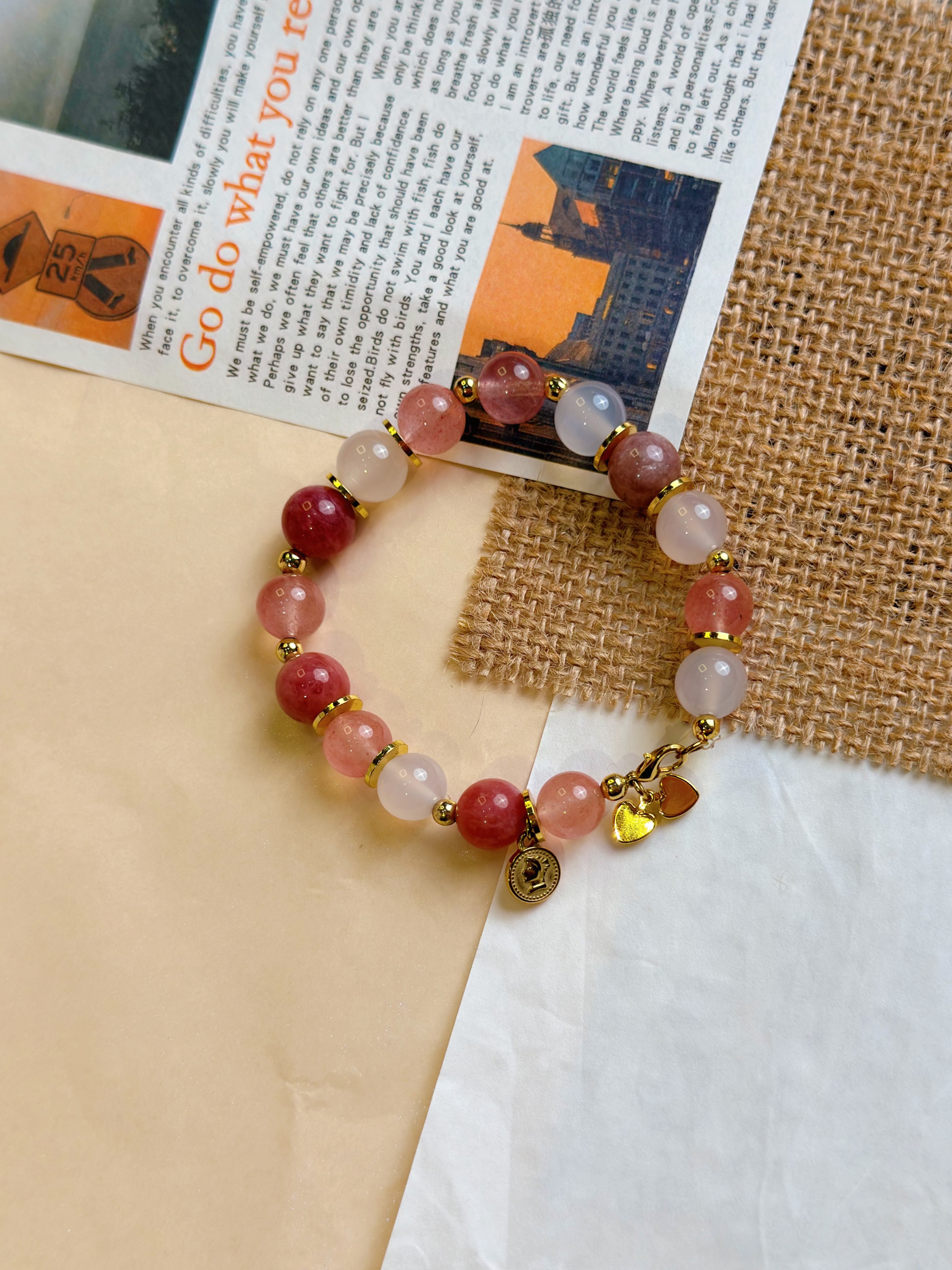 Amora Golden Keepsake Bracelet