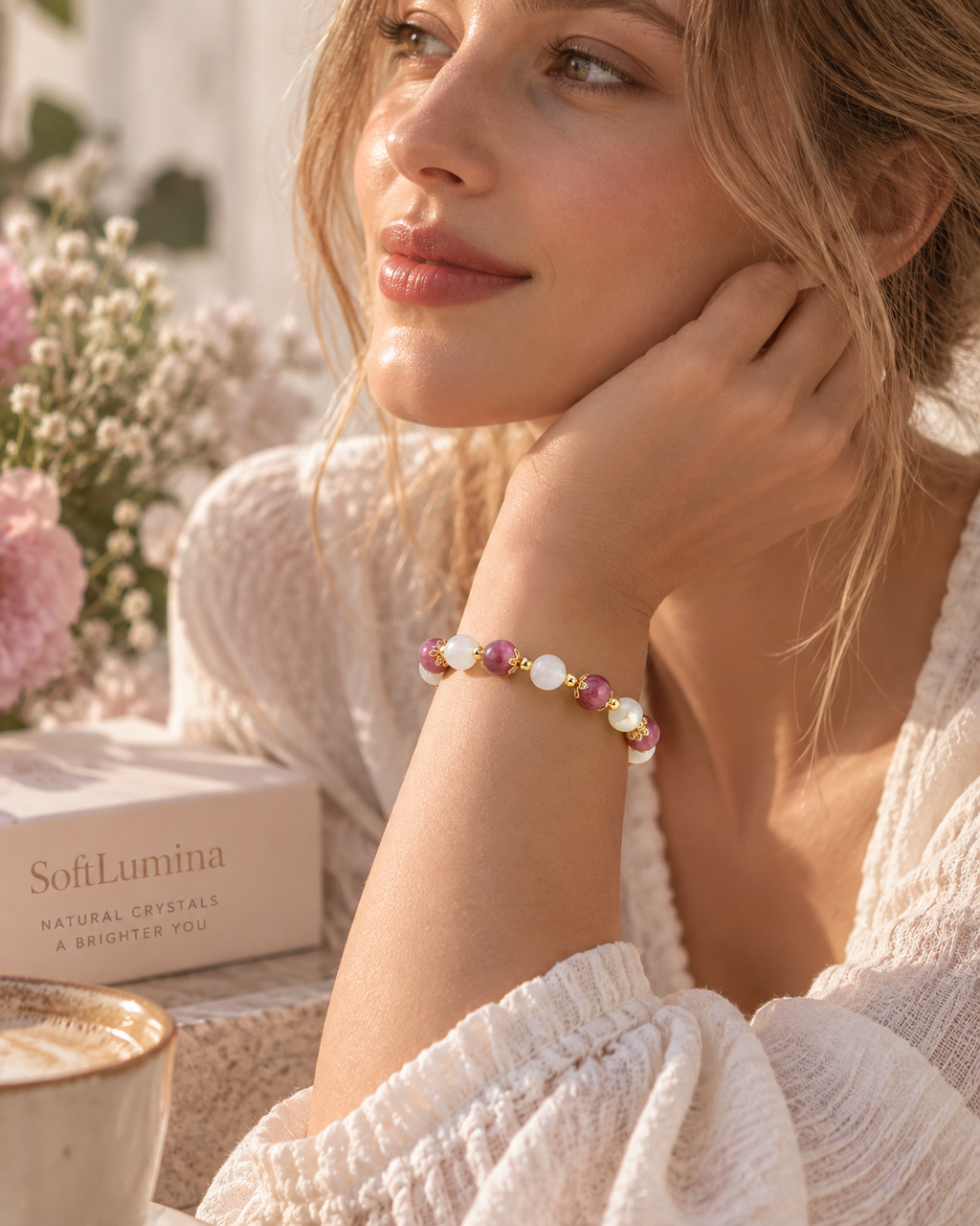 Pulsera Amora Corazón Luminoso