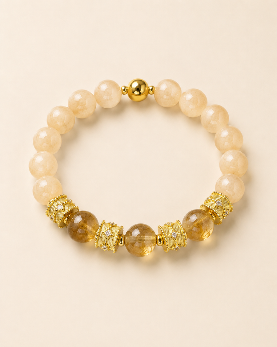 Aurelia Crownlight Natural Crystal Gift Bracelet