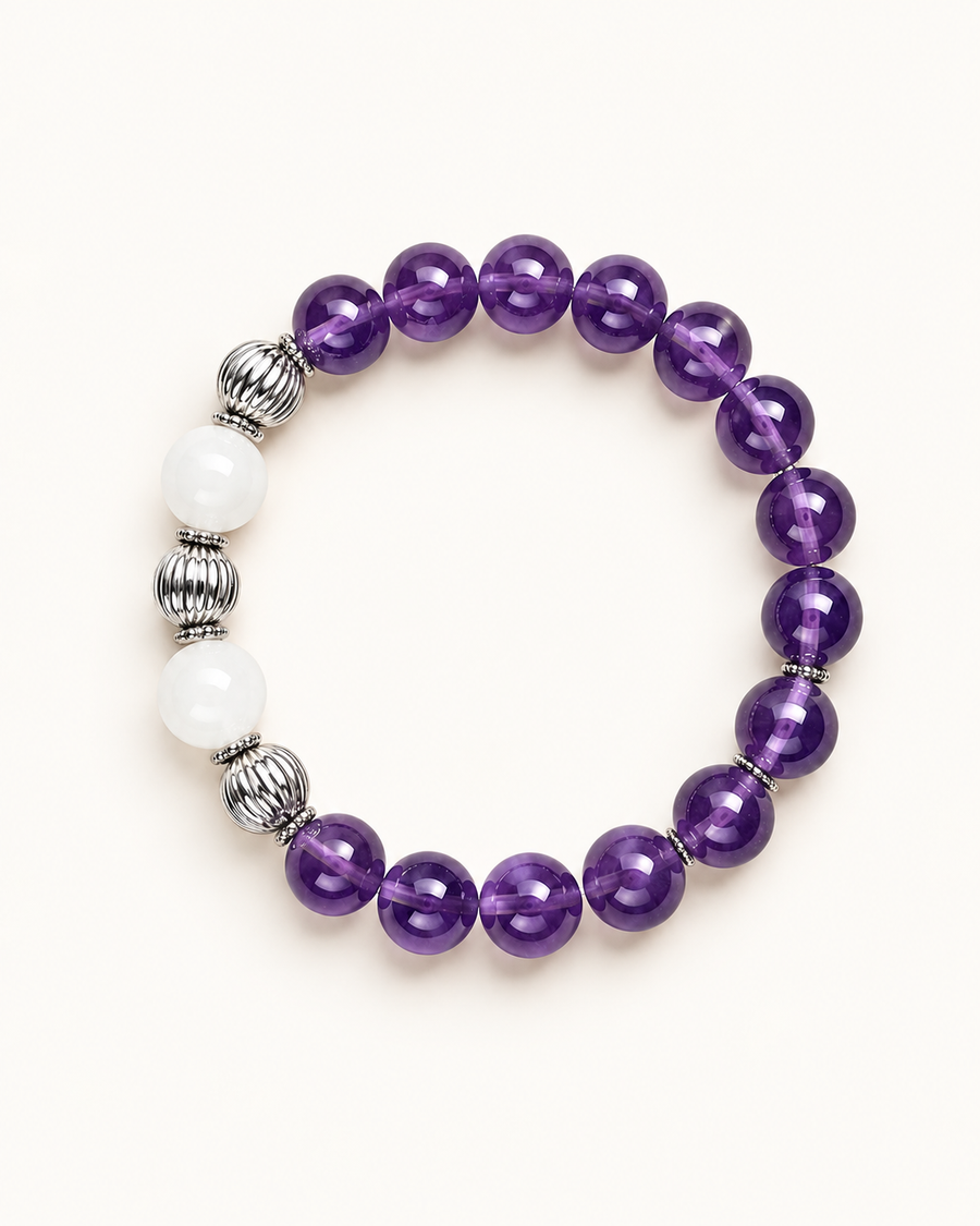 Lunelle Amethyst Moonlight Blessing Bracelet