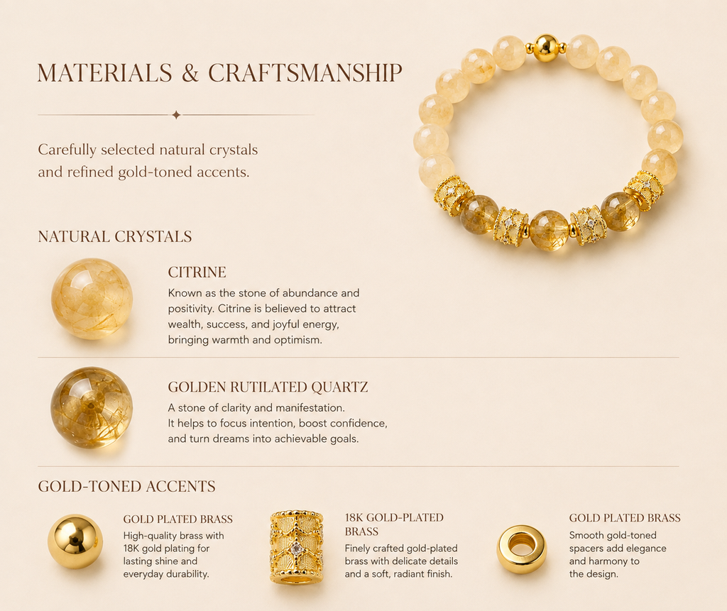 Pulsera de regalo de cristal natural Aurelia Crownlight