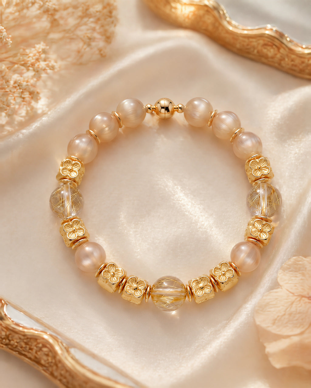 Solara Golden Bloom Bracelet