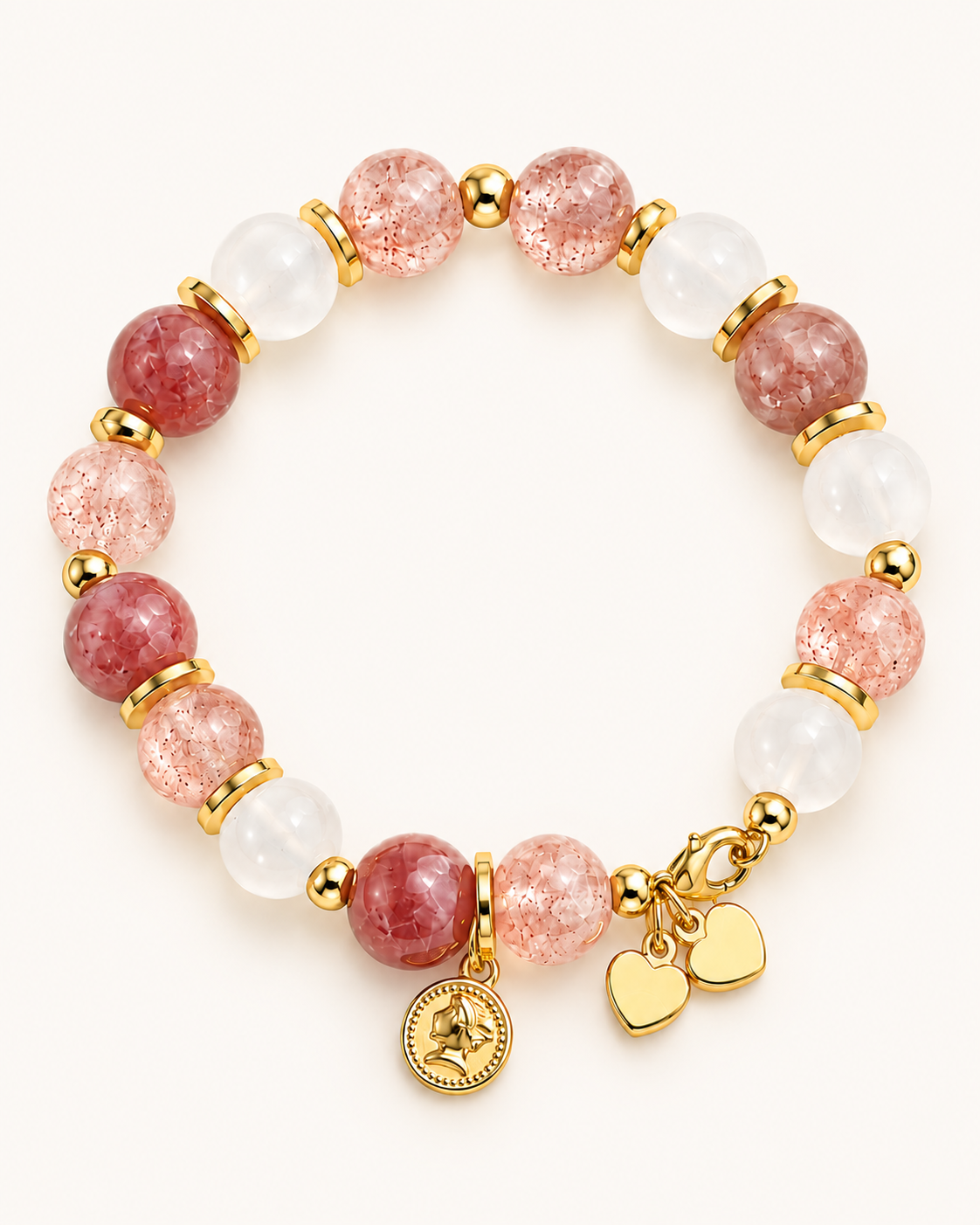 Amora Golden Keepsake Bracelet