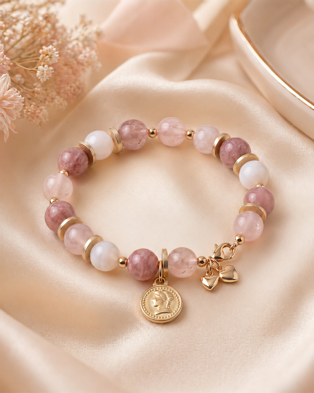Amora Golden Keepsake Bracelet