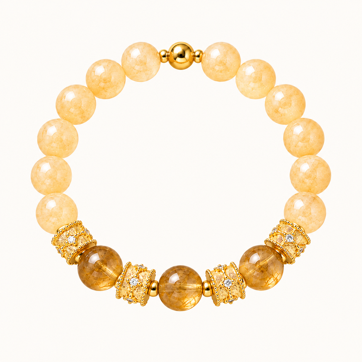 Aurelia Crownlight Natural Crystal Gift Bracelet
