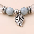 Serena Silver Leaf Calm Bracelet