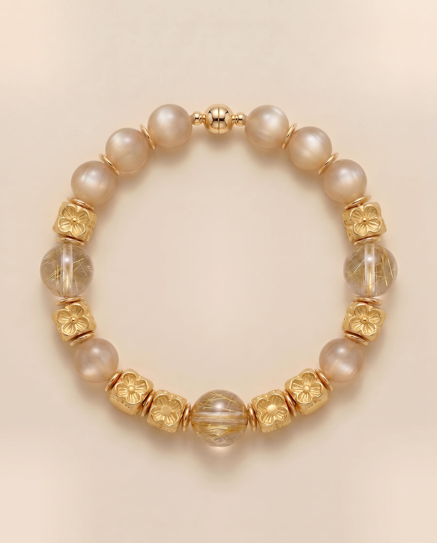 Solara Golden Bloom Bracelet
