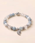 Serena Silver Leaf Calm Bracelet