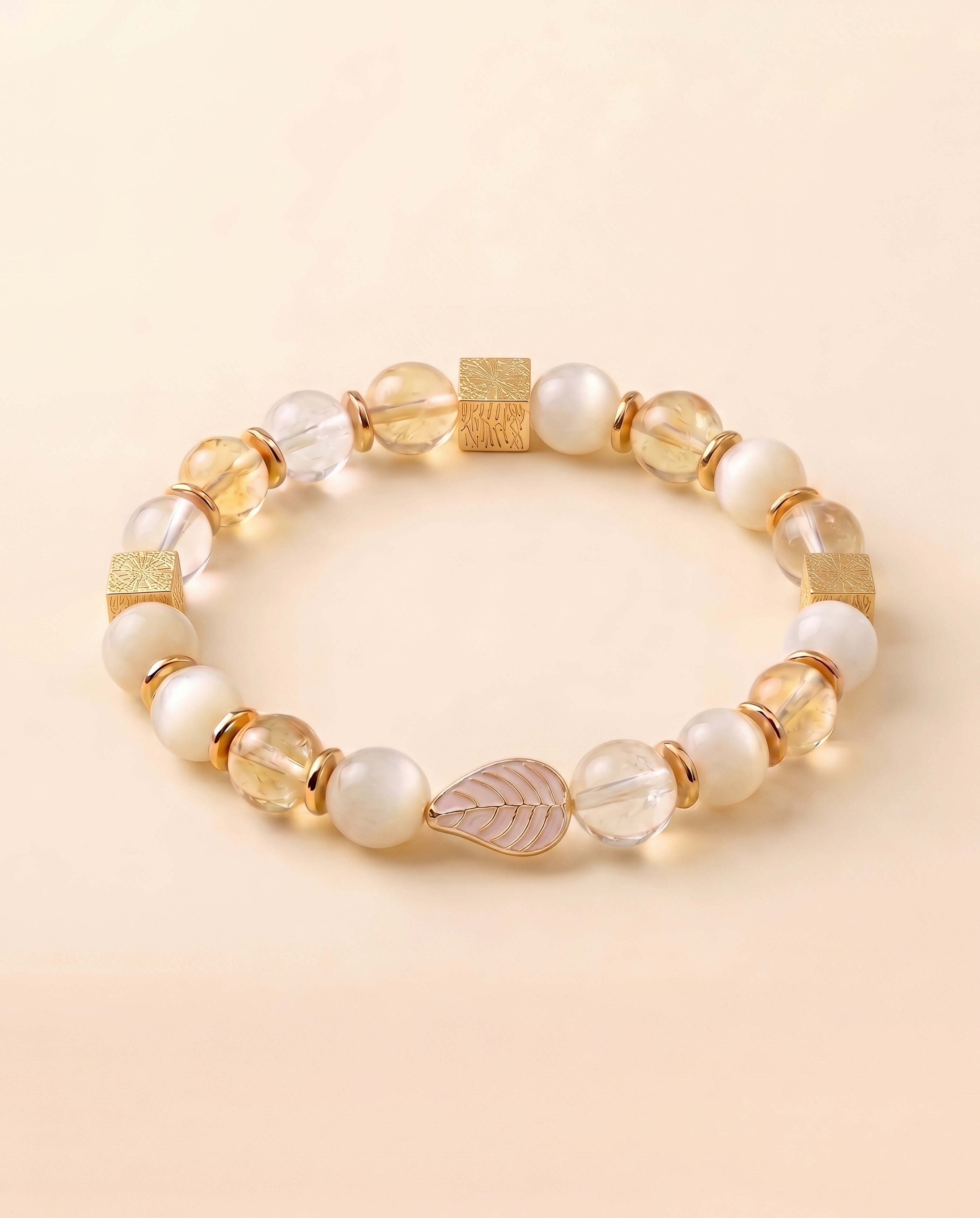 Aurelia Golden Leaf Bracelet