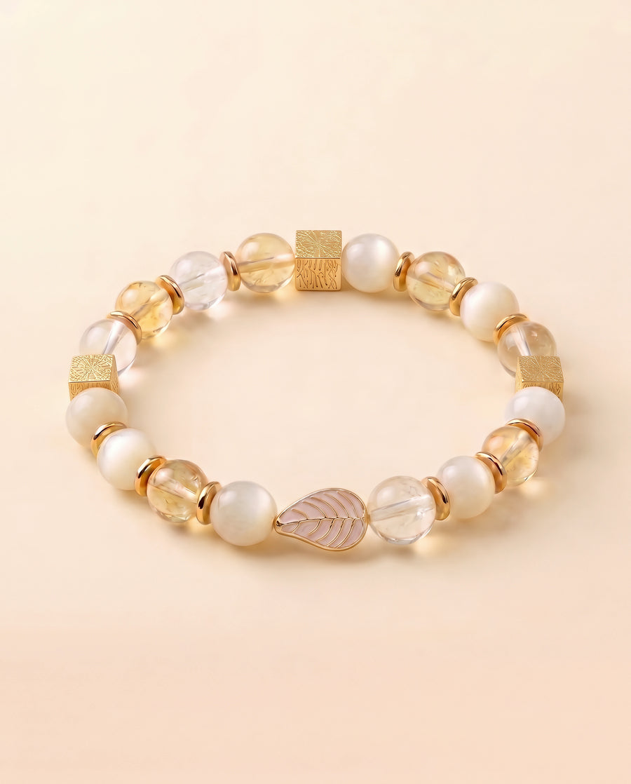 Aurelia Golden Leaf Bracelet