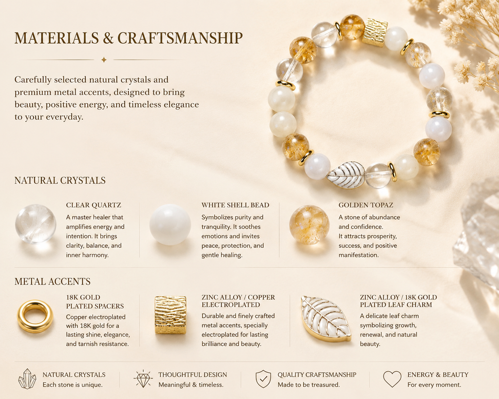 Pulsera Aurelia Hoja Dorada