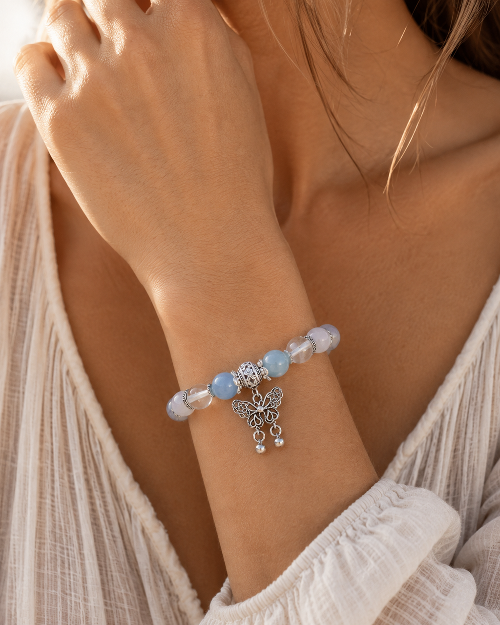 Bracelet papillon lumineux Serena