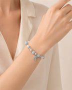 Serena Silver Leaf Calm Bracelet