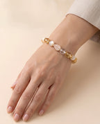 Aurelia Golden Leaf Bracelet