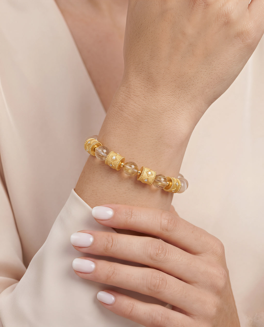 Aurelia Crownlight Natural Crystal Gift Bracelet