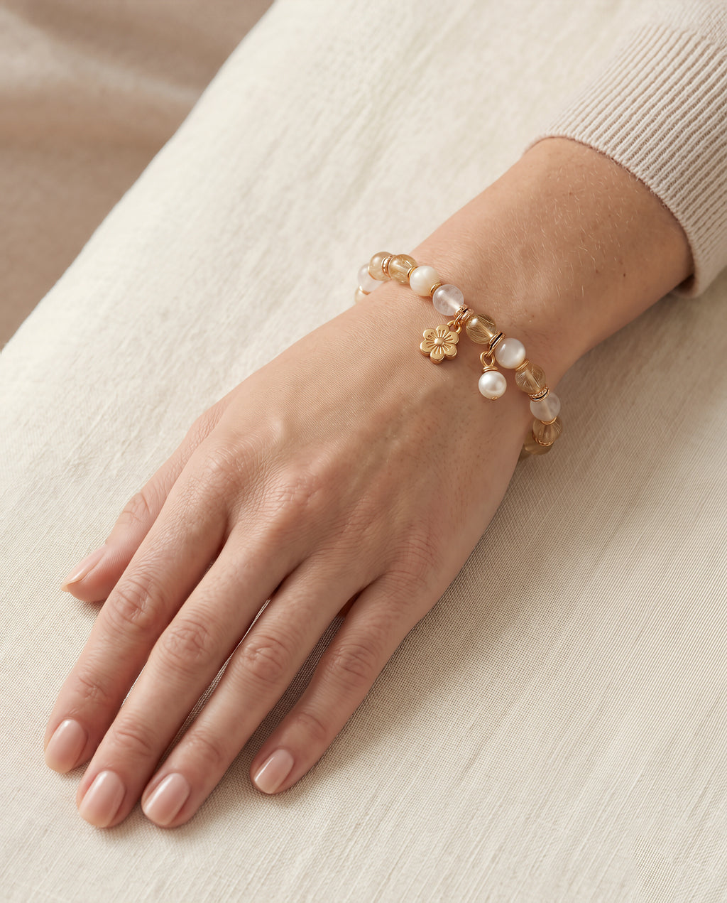 Aurelia Golden Blossom Bracelet