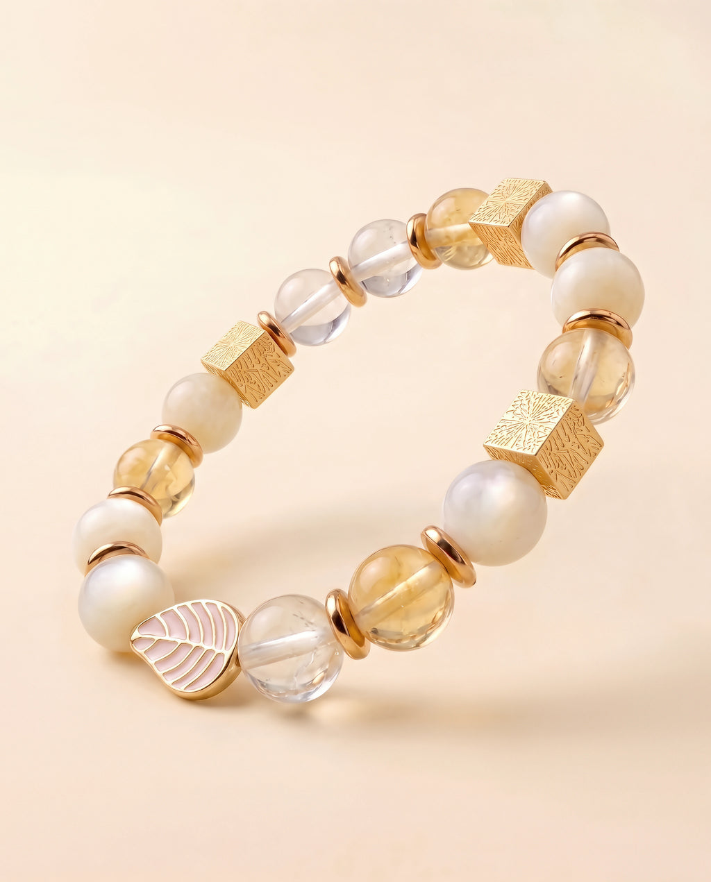 Aurelia Golden Leaf Bracelet