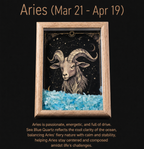 Zodiac Crystal Frame | Natural Crystal Specimen Collection