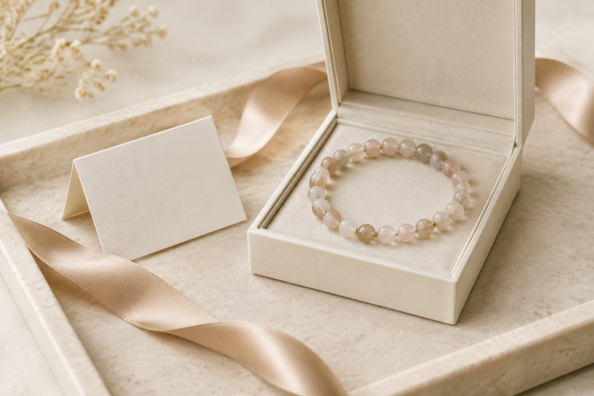 Crystal bracelet anniversary gift editorial by SoftLumina