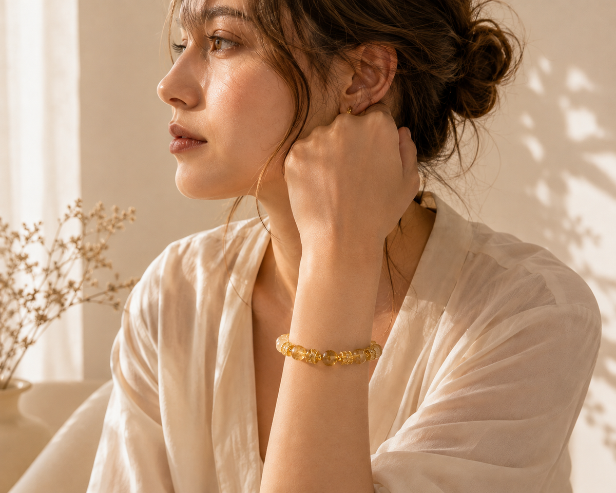 Pulsera de regalo de cristal natural Aurelia Crownlight