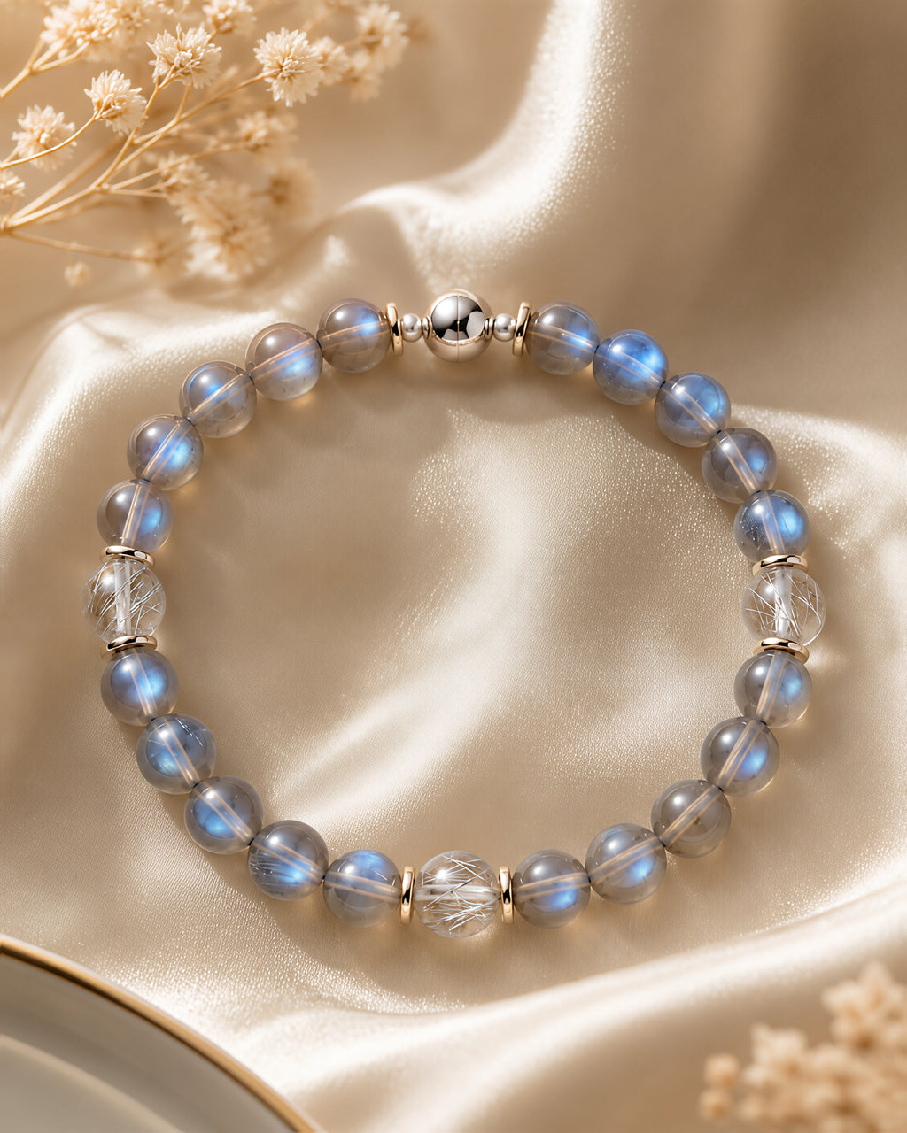 Lunelle Moonveil Natural Crystal Gift Bracelet
