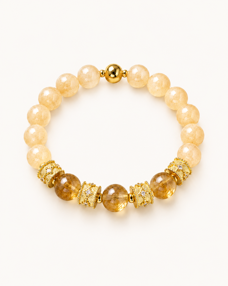 Aurelia Crownlight Natural Crystal Gift Bracelet