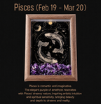 Zodiac Crystal Frame | Natural Crystal Specimen Collection