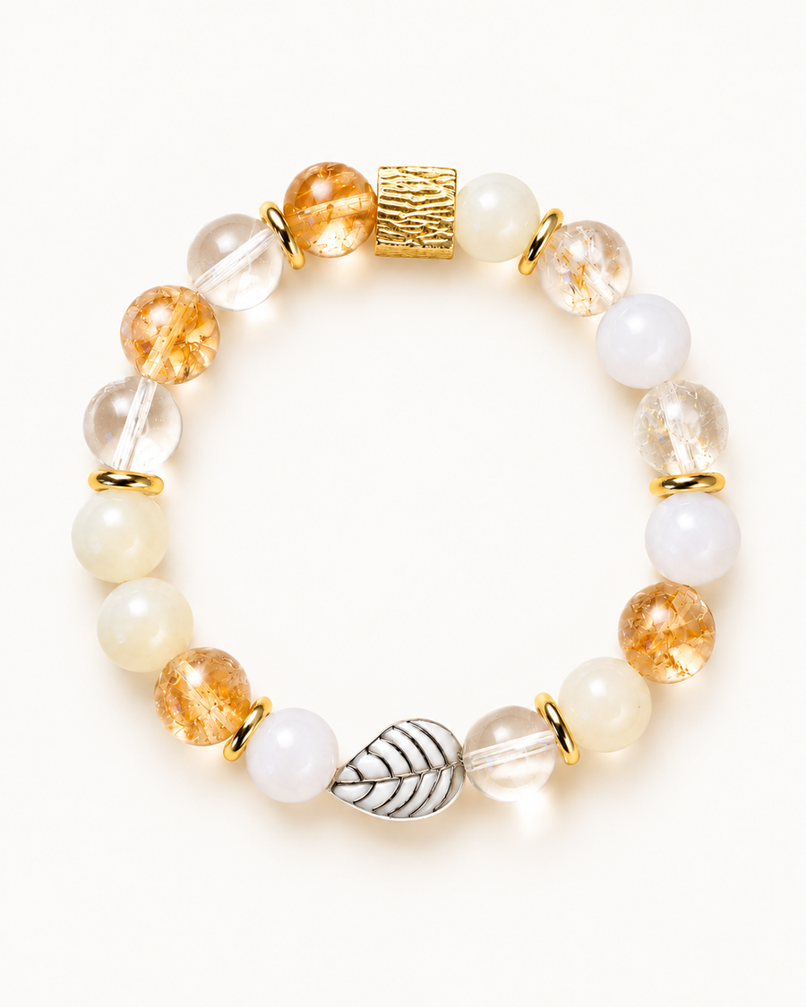 Aurelia Golden Leaf Bracelet