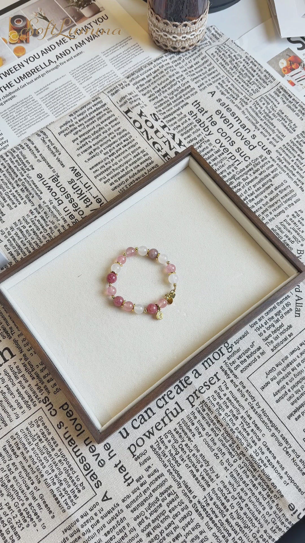 Amora Golden Keepsake Bracelet